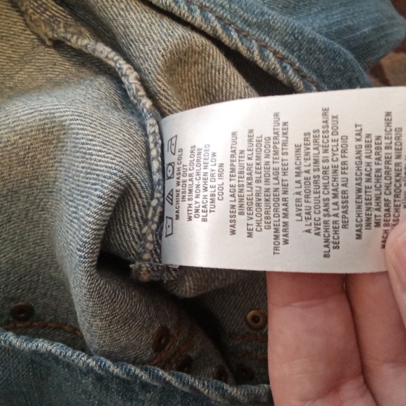 Harley-Davidson Blue Embroidered Button-Down Shirt Denium Costal Womens M - Picture 6 of 11